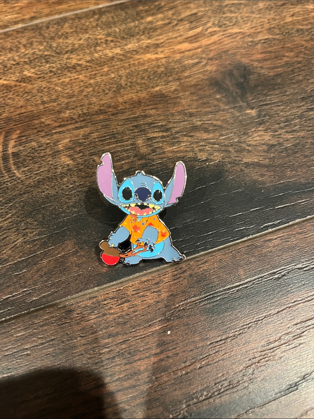 Blue Stitch Enamel Pin - Disney Pin Accessory